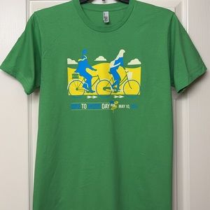 VTG 2012 bike to work day american apparel t-shirt
